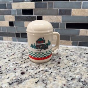 Vintage Holiday Ceramic Salt Shaker
